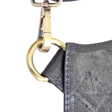 2x Pierre Cardin Professional Leather Apron Butcher Woodwork Barber Chef - Black