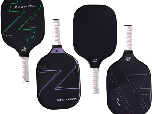 4x Graphite Carbon Fiber Pickleball Paddles Pickle Ball Racket Racquet Bulk