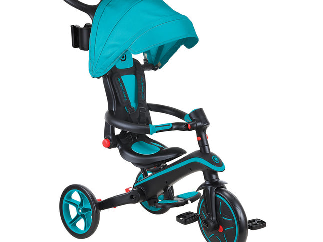 Globber EXPLORER Trike 4in1 FOLDABLE - Teal