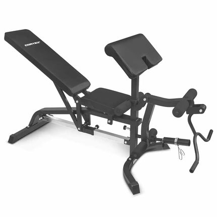 CORTEX BN-11 Exercise FID Bench + 85kg Olympic Tri-Grip Weight Plate and Dumbbell Package