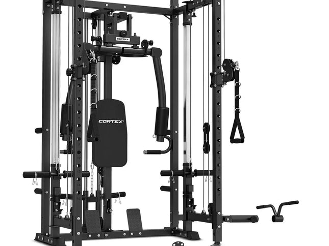 CORTEX PR5 Folding Power Rack with 90kg Standard Tri-Grip Weight & Bar Set