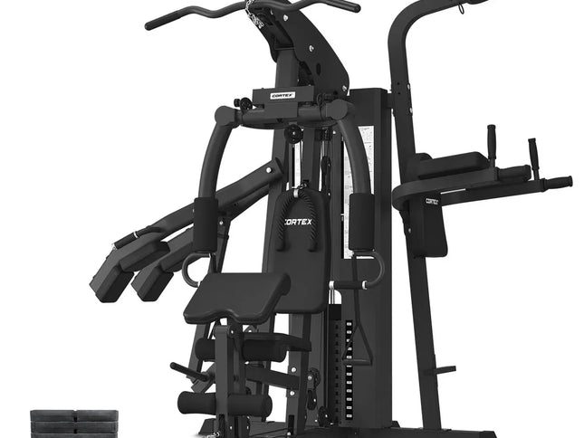 CORTEX GS7 Multi Station Home Gym with Power Rack & Squat Station + 98kg Weight Stack Package