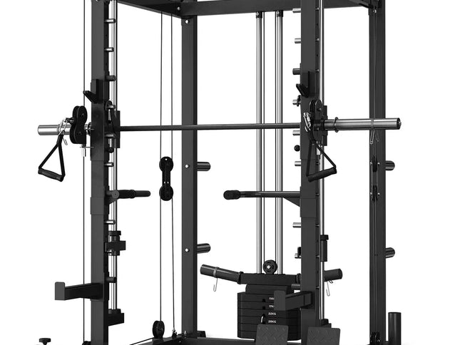 CORTEX SM-20 6-in-1 Power Rack with Smith & Cable Machine