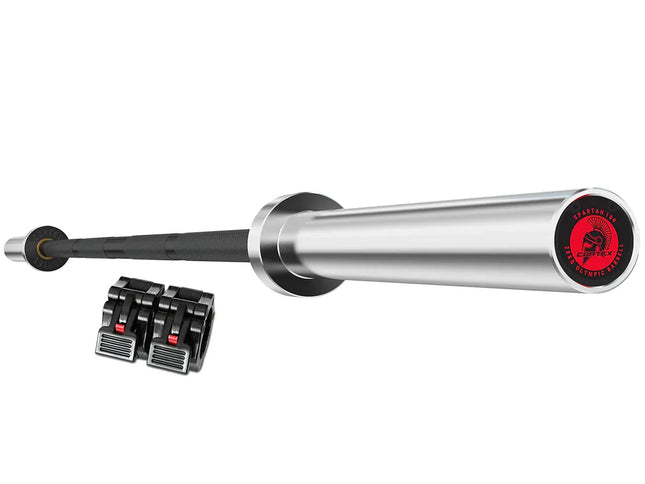 CORTEX SPARTAN100 7ft 20kg Olympic Barbell (Black Oxide) with Lockjaw Collars