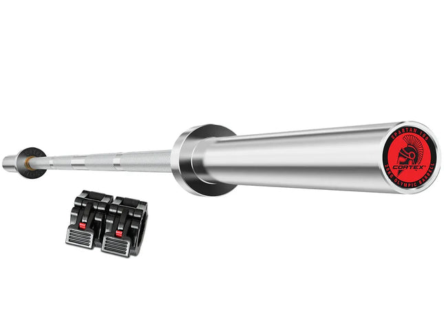 CORTEX SPARTAN100 7ft 20kg Olympic Barbell with Lockjaw Collars