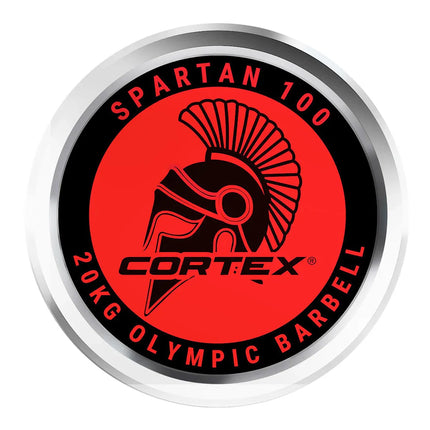 CORTEX SPARTAN100 7ft 20kg Olympic Barbell with Lockjaw Collars