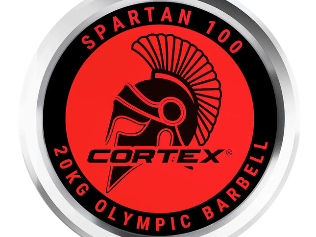 CORTEX SPARTAN100 7ft 20kg Olympic Barbell with Lockjaw Collars