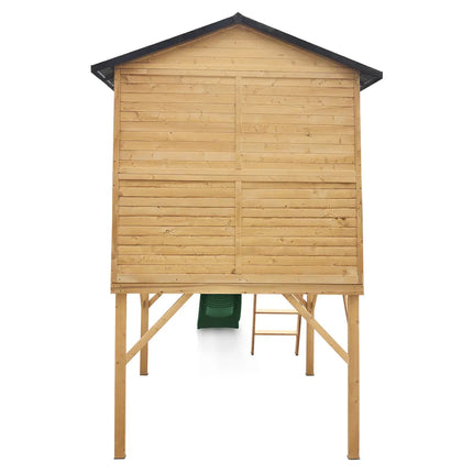 Lifespan Kids Burleigh Cubby House with 2.2m Slide (Green)