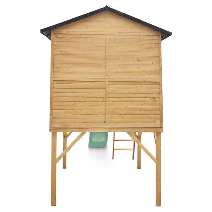 Lifespan Kids Burleigh Cubby House with 2.2m Slide (Pastel Green)