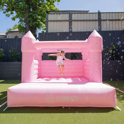 Lifespan Kids Palace Jumping Castle - Pastel Pink