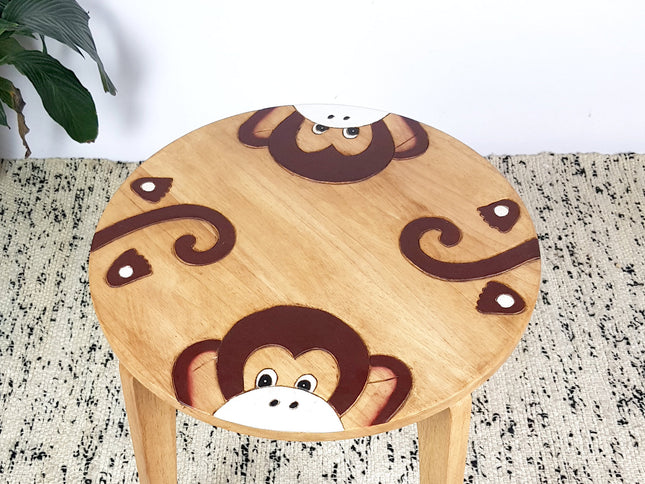 Kids Wooden Table Monkey