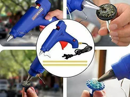 2 X HOT MELT GLUE GUN TRIGGER ADHESIVE WITH STICKS REPAIR KIT FOR USE