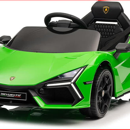 Lamborghini Revuelto Licensed Ride on 12V Remote Control Power Battery Car With Scissor door – Green