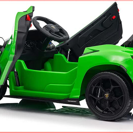 Lamborghini Revuelto Licensed Ride on 12V Remote Control Power Battery Car With Scissor door – Green