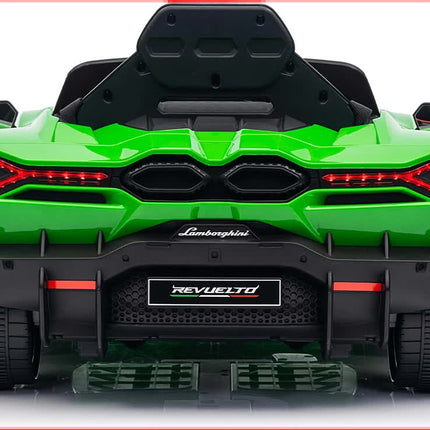 Lamborghini Revuelto Licensed Ride on 12V Remote Control Power Battery Car With Scissor door – Green