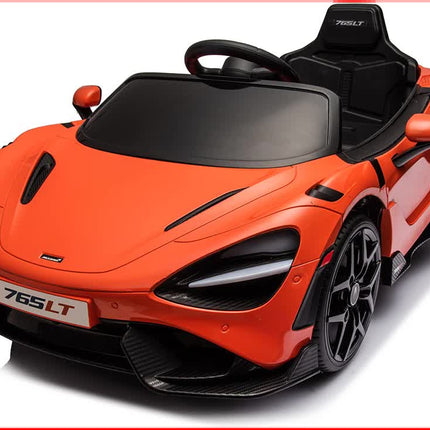 12V Licensed McLaren 765LT Kids Ride On Sports Electric Car