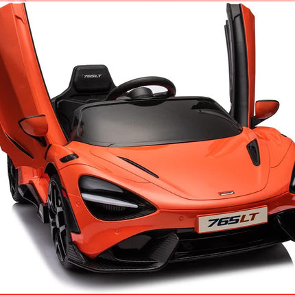 12V Licensed McLaren 765LT Kids Ride On Sports Electric Car