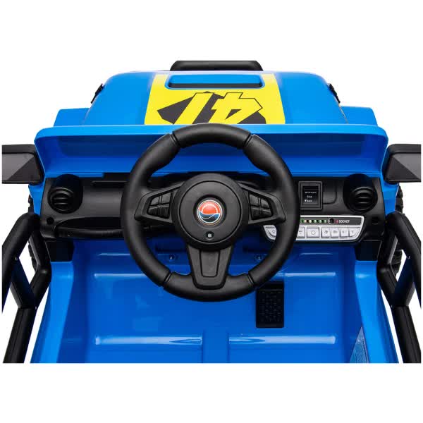 12V Gravity Kids Electric Ride On Car/Jeep – Blue
