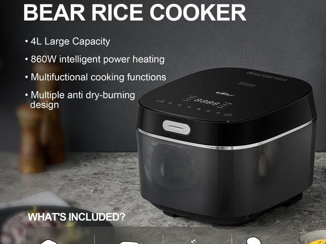 BEAR 4 Litre Intelligent Power Heating Rice Cooker DFB-Q40R5
