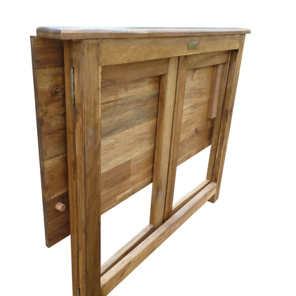 Hardwood Foldable Teen Desk Set (Acacia)