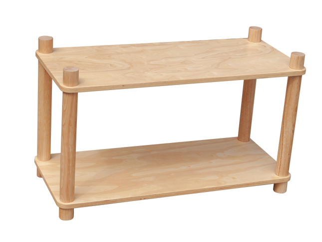 Montessori 2 tier shelf