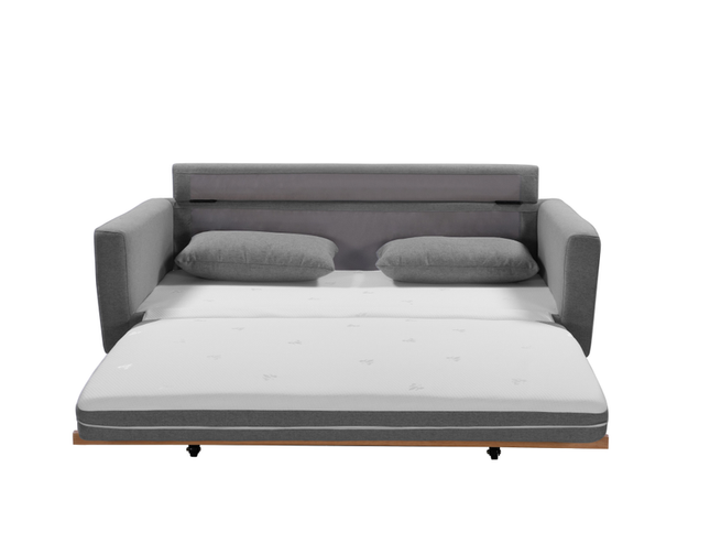 SHASA 2 Seater Pull-out Sofa bed Grey celadon