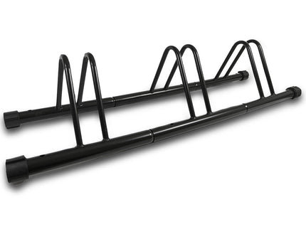 1 - 3 Bike Floor Parking Park Organize Holder Rack Storage Stand Bicycle Cycling