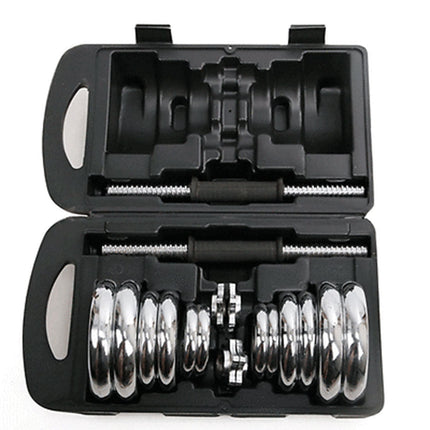 20KG York Dumbbell Set Weight Dumbbells Home Gym Fitness BarBell w/ Case