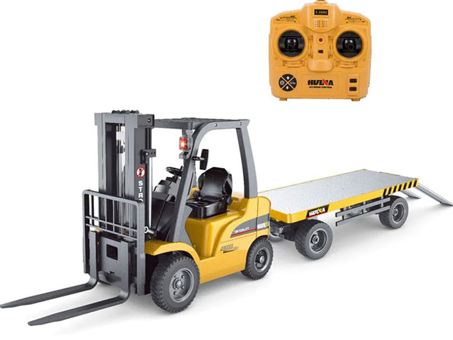 Huina 1/10 RC ForkLift Industrial Construction Engineering Vehicle Toy Trailer