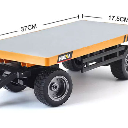 Huina 1/10 RC ForkLift Industrial Construction Engineering Vehicle Toy Trailer