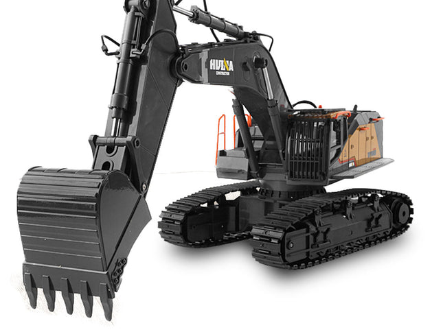 HUINA 1/14 22CH RC Alloy Excavator Construction Engineering Vehicle Toy Gift