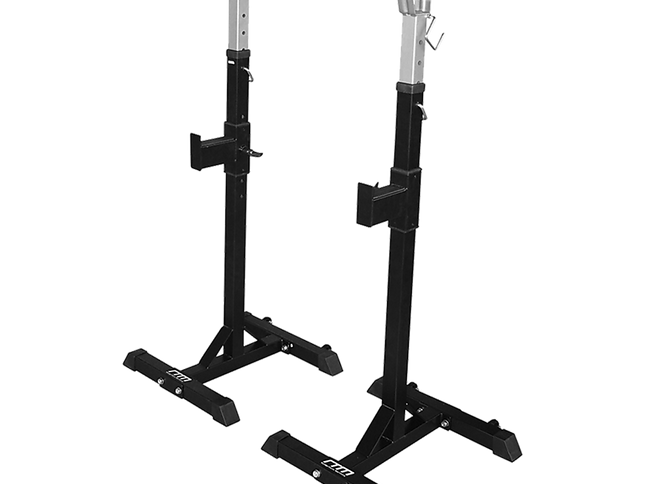 Squat Rack Stand Pair Bench Press Weight Lifting Barbell