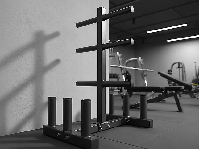 Olympic Weight Tree Bar Rack Holder Storage