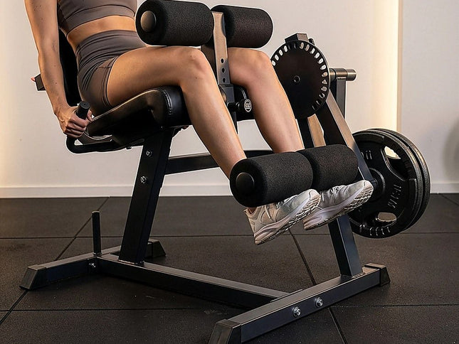 Leg Extension Curl Machine – Adjustable Home Gym Quad & Hamstring Workout Bench