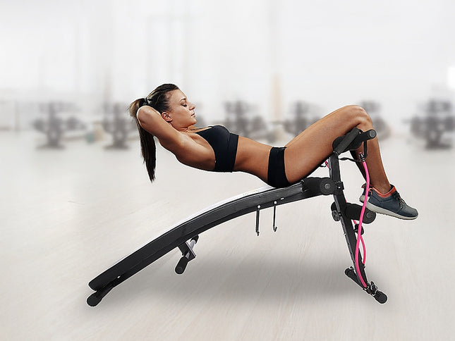 Foldable Incline Sit Up Bench for Home Gym Ab Workout Training