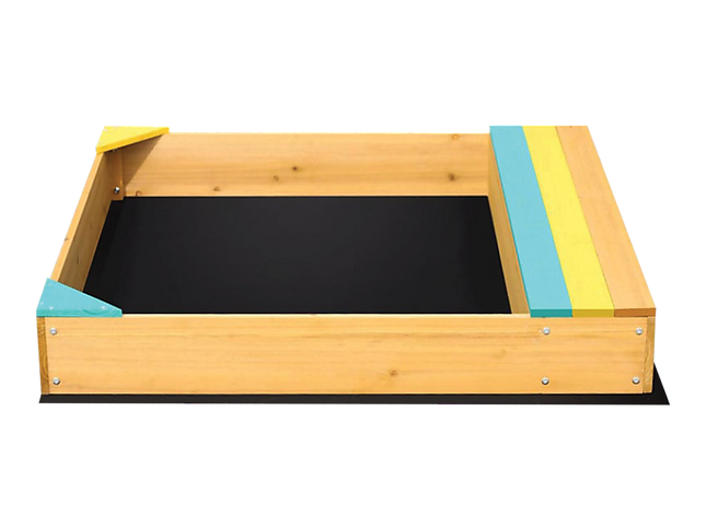 Wooden Kids Backyard Sandbox Children Outdoor Play Toy Sandpit