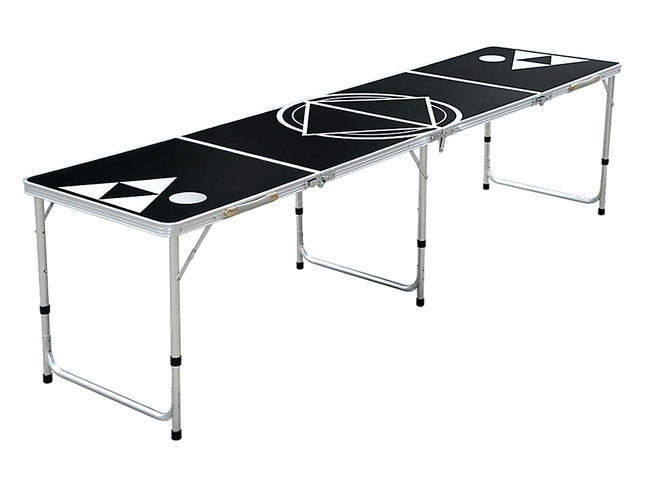 Professional 8ft Beer Pong Table Drinking Game
