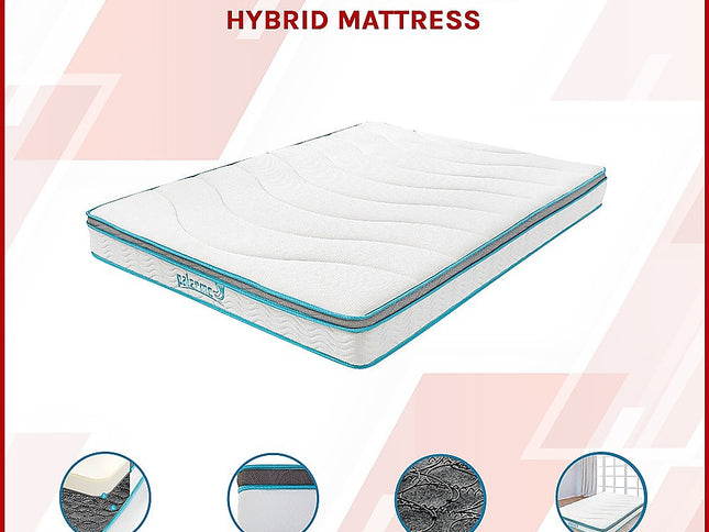 Queen 20cm Hybrid Mattress ‚Äì Memory Foam and Innerspring Support