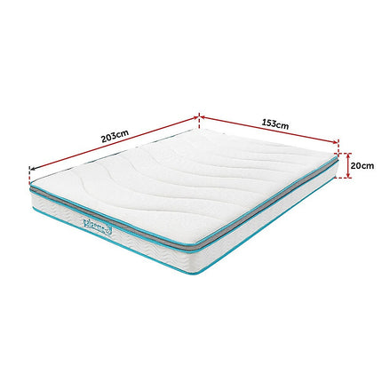 Queen 20cm Hybrid Mattress ‚Äì Memory Foam and Innerspring Support