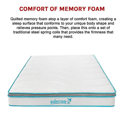 Double 20cm Hybrid Mattress ‚Äì Memory Foam and Innerspring Support