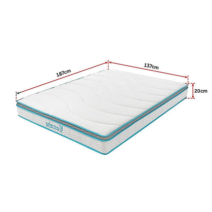 Double 20cm Hybrid Mattress ‚Äì Memory Foam and Innerspring Support