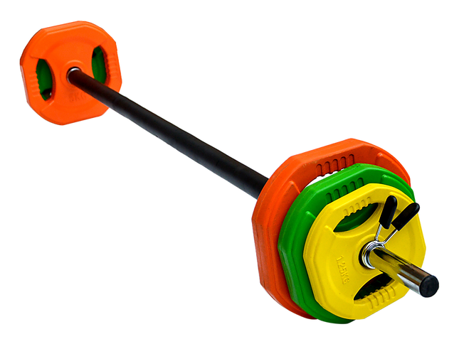 20kg Standard Rubber Coated Barbell Weight Bar for Home Gym