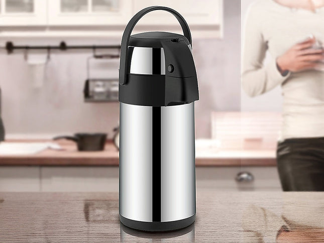 Air Pot for Tea Coffee 5L Pump Action Insulated Airpot Flask Drink Dispenser