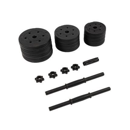 20kg Dumbbell Set Home Gym Fitness Exercise Weights Bar Plate