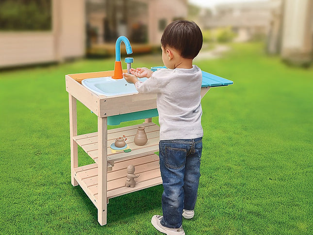 Childrens Outdoor Play Mud Kitchen Sand Pit