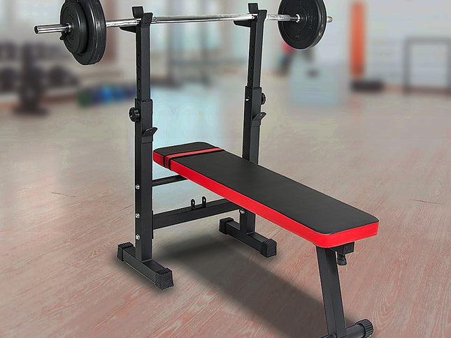 Folding Flat Weight Lifting Bench Body Workout Exercise Machine Home Fitness
