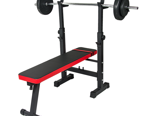 Folding Flat Weight Lifting Bench Body Workout Exercise Machine Home Fitness