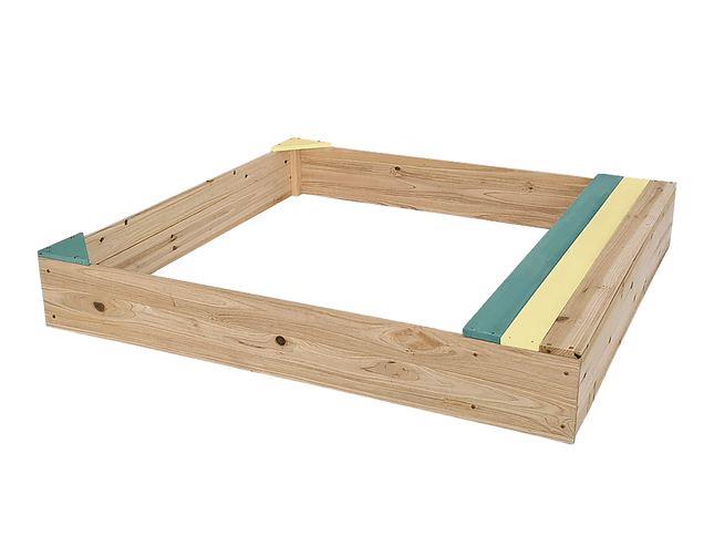 Wooden Kids Backyard Sandbox Children Outdoor Play Toy Sandpit