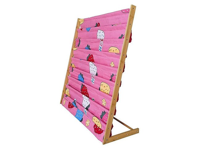Kids Bookshelf Book Display Organiser 8 Tier Children's Bookcase Magazine Rack Storage Shelf