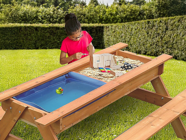Sand & Water Wooden Picnic Table
